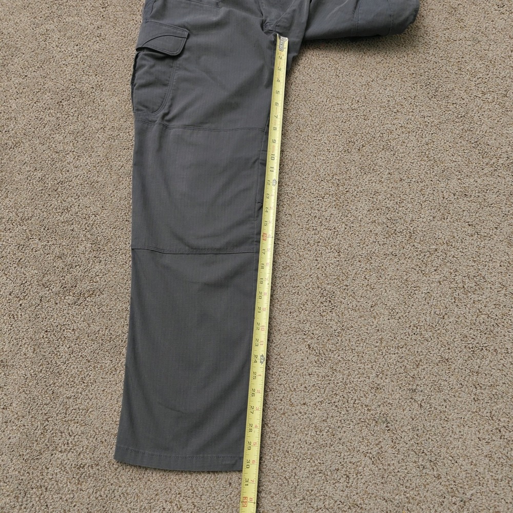 5.11 Tactical Mens Gray Cargo Pants 32X32 Workwear Durable Outdoor Utility - Picture 11 of 16